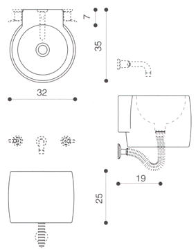 Agape Cheese Bathroom Sink