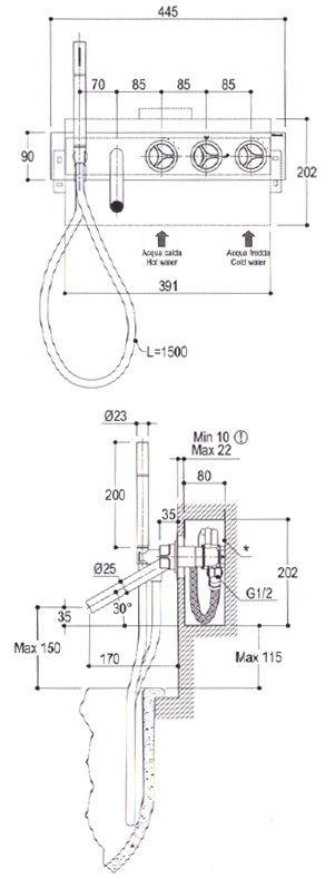 Ritmonio Clockwork Bathroom Showers