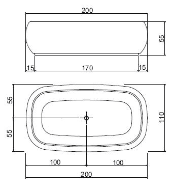 Antonio Lupi Cover Freestanding Baths