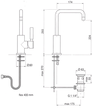 Zazzeri Da-Da Bathroom Taps