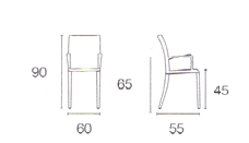 Calligaris Deja Vu Dining Chairs