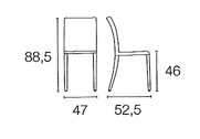 Calligaris Delta Dining Chairs