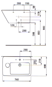 Laufen Alessi dOt Bathroom Sinks