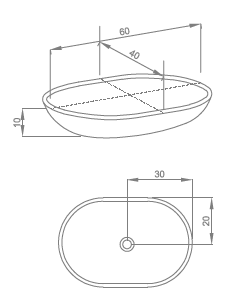 Regia Eggy Glass Basins