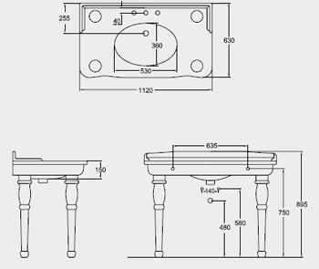 Hidra Ellade Traditional Bathroom Sinks