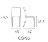 Calligaris Exe Dining Chairs