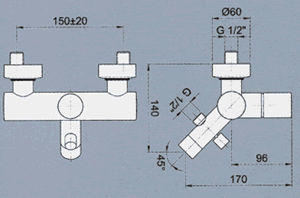 Fantini Nostromo 1615 Bathroom Taps