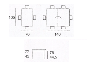 Calligaris Flexy Dining Table