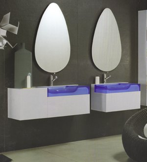 Regia 870020 Glass Vanity