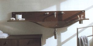 Agape Gabbiano Wood Sinks