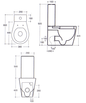 Galassia XES Bathroom Toilets