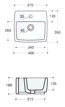 Galassia SA02 Bathroom Sinks