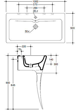 Master Ceramiche Unicum Bathroom Sinks