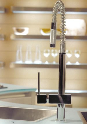 Gessi Quadro Hi-Tech Kitchen Taps