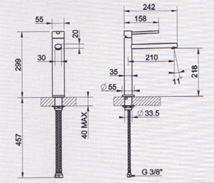 Gessi Ovale Kitchen Taps