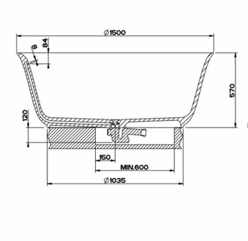 Gessi Goccia Freestanding Baths