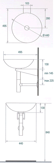Lineabeta Grepia Bathroom Basins