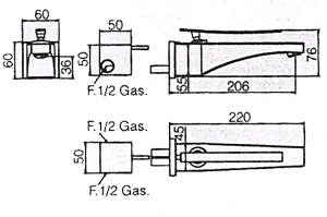 Bongio Grip Bathroom Taps