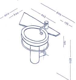Rapsel Handaqua Stainless Steel Basins
