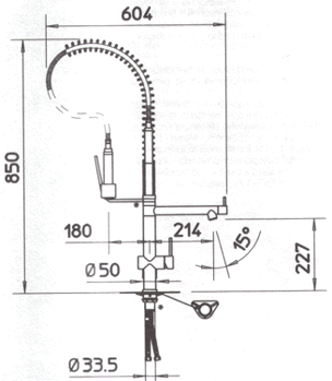 Gessi Oxygene Hi-Tech Kitchen Taps