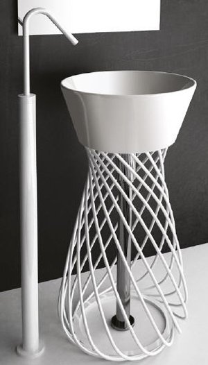 Hidra Wire Freestanding Bathroom Sinks