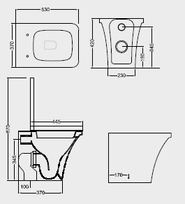 Hidra Flat Bathroom Toilets