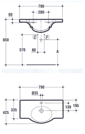 Ideal Standard Small+ Bathroom Basins