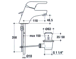 Raf Mississippi Bathroom Taps