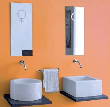 Vitruvit Lui & Lei Countertop Bathroom Basins