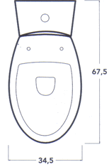 Simas LFT Close Coupled Toilet