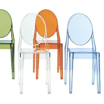 Kartell Victoria Ghost Chairs
