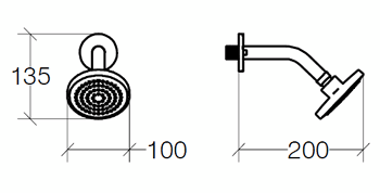 Lineabeta Supioni Showerheads