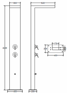 Lineabeta Supioni Shower Panels