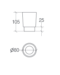 Lineabeta Napie Bathroom Tumblers