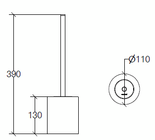 Lineabeta Skoati Toilet Brush Holders
