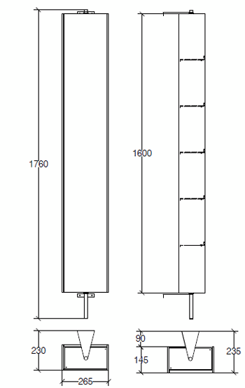 Lineabeta Ciacole Bathroom Cabinets