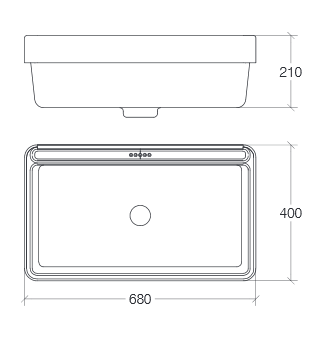 Lineabeta Mastela Bathroom Vanity Sinks