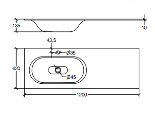 Lineabeta Ciacole Bathroom Vanity Sinks