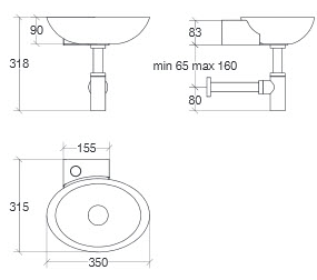 Lineabeta Ciuci Bathroom Sinks