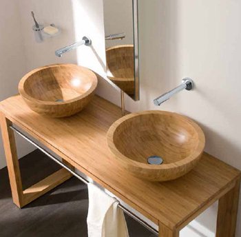 Lineabeta Acquaio Wood Basins