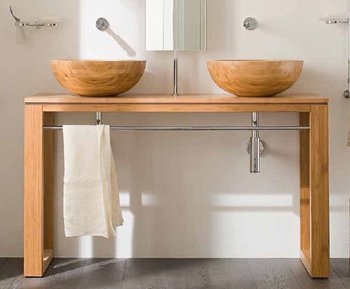 Lineabeta Acquaio Wood Basins