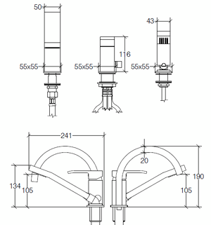 Lineabeta Crui Bathroom Showers