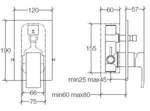 Lineabeta Crui Bathroom Showers
