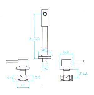 Lineabeta Linea Bathroom Taps