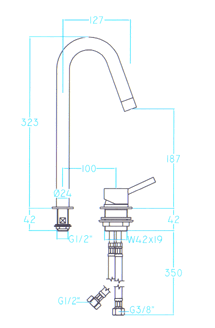 Lineabeta Linea Bathroom Taps