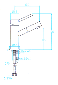Lineabeta Linea Bathroom Taps