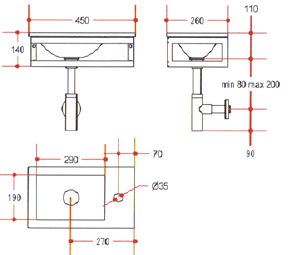 Lineabeta Pocia Glass Basins