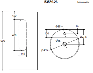 Lineabeta Momon Freestanding Bathroom Sinks