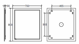 Lineabeta Speci Bathroom Mirrors