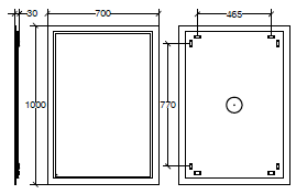 Lineabeta Speci Bathroom Mirrors